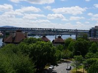 Summer Vacation 2018-102  View of the Willamette River from our Hotel Room in Portland, OR.